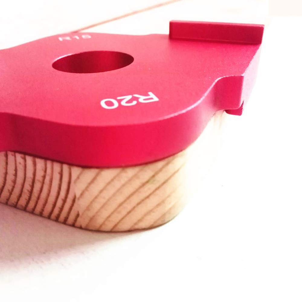 R5-R30 - Plantilla de radio de esquina de aleación de aluminio para carpintería, accesorios redondos, esquinas redondeadas