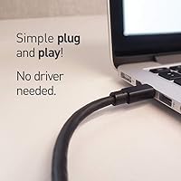 Vista 3 de C2G Legrand - Cable adaptador Mini DisplayPort a HDMI, adaptador de DisplayPort macho a macho, adaptador DisplayPort negro a HDMI, convertidor