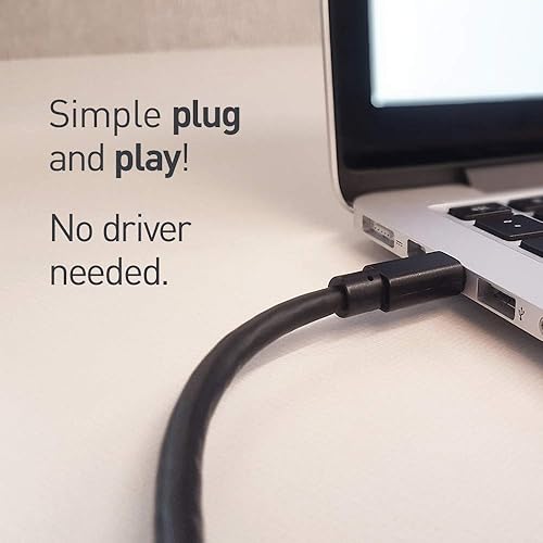 Miniatura 3 de C2G Legrand - Cable adaptador Mini DisplayPort a HDMI, adaptador de DisplayPort macho a macho, adaptador DisplayPort negro a HDMI, convertidor