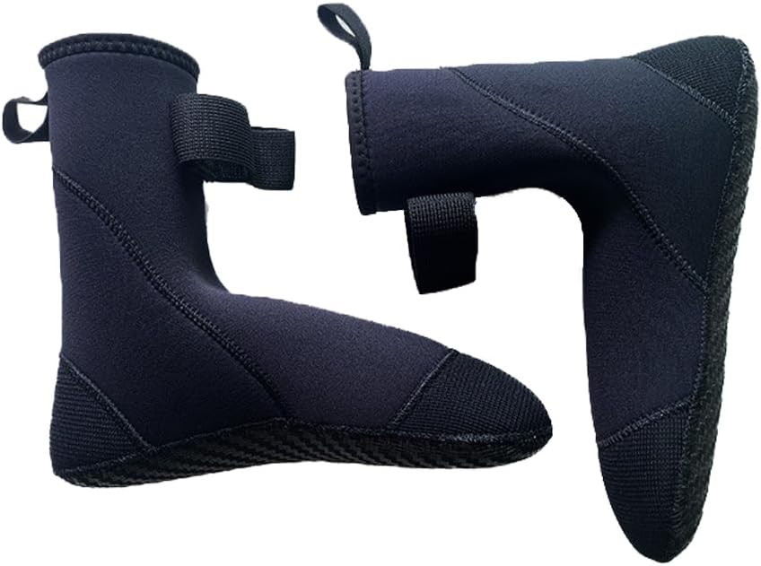 MYLEDI Neoprene 5mm Wetsuit Socks for Snorkeling Swim Beach Scuba Diving Kayaking Surfing - Image 2