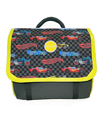 Phileas Hot Wheels: Mochila  38 cm   color gris