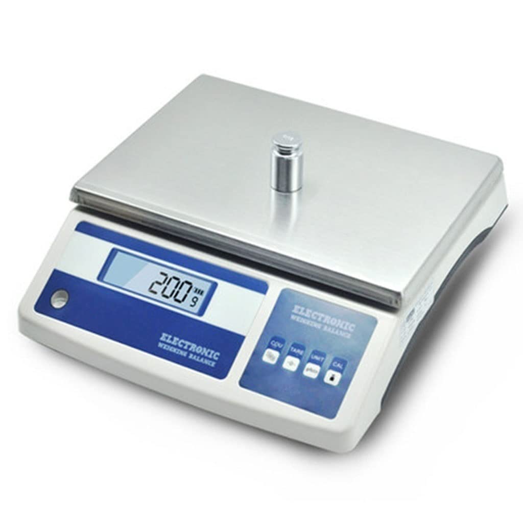 Digital Precision Electronic Scale High Accurate Balance Lab Laboratory Industrial Weighing Counting Scientific Commerical Kitchen Scales (16Kg/0.1G)