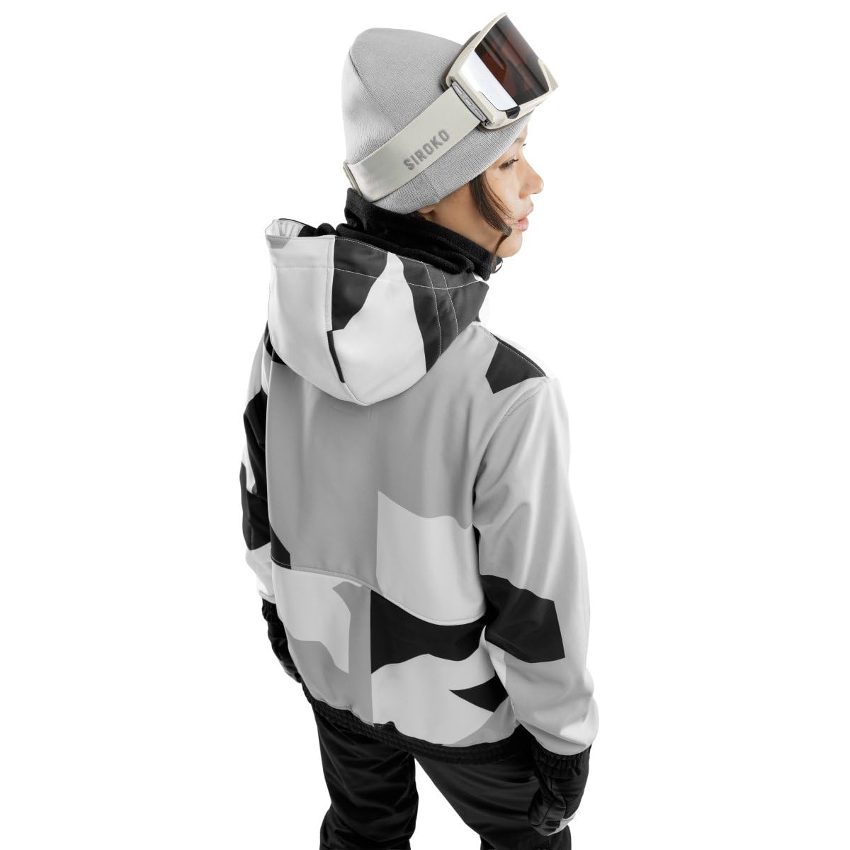 SIROKO - Snowboardjas voor Dames Siroko W1-W Tibet - S - Grijs/Zwart
