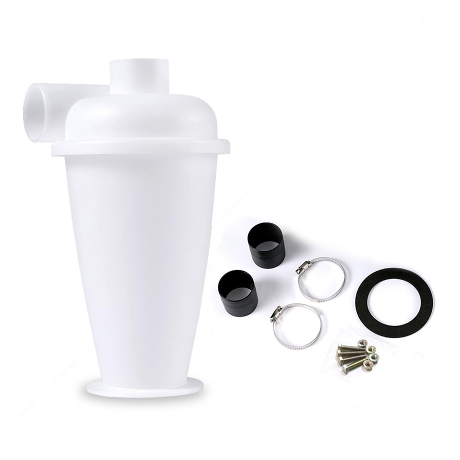 SUPENG Kompatibel mit Zyklon-Staubsauger. Staub-Deputy-Zyklon-Abscheider-Set, kompatibel mit Nass-/Trocken-Werkstatt-Staubsaugern (Color : Bianco)
