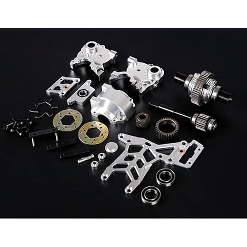 Cnc Differential Gear Box Complete With Brake Disc/Pad Kit For 1/5 Hpi Rofun Rovan Km Baja 5B 5T 5Sc Rc Car Parts #TOP2