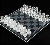 ➤High-End Kristallglas K9 Schachbrett Kombination: Das Schachbrett hat drei Größen, Klein: 20X20cm / Medium: 25x25cm / Groß: 35x35cm, Providing eine bessere Textur. Es ist aus K9 Glas, Durable, abriebfest, nicht so anfällig für Insekten und Korrosion wie Holz. Chess bietet Ihnen eine verfeinerte und Perfect Game Experience ..