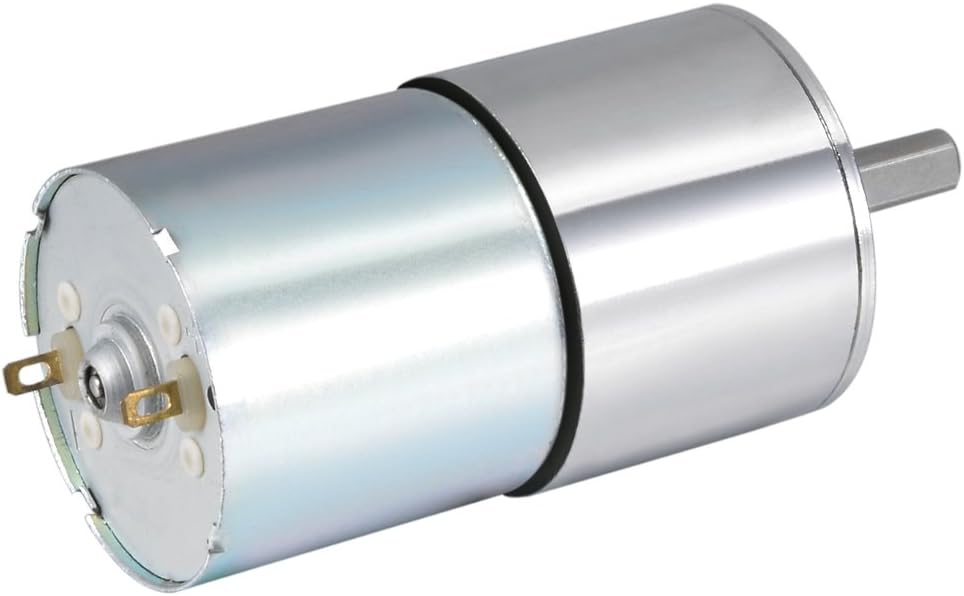 uxcell 12V DC 22RPM Gear Motor High Torque Electric Reduction Gearbox Centric Output Shaft