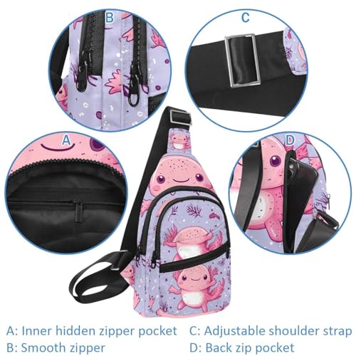 Bolsa cruzada cómoda de diseño de pastel para evitar dolores de espalda en viajes 4