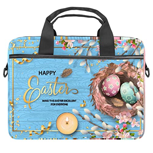 Sacoche ordinateur 13 à 14 pouces fleurie - Sac bandoulière PC portable 28x36.8 cm