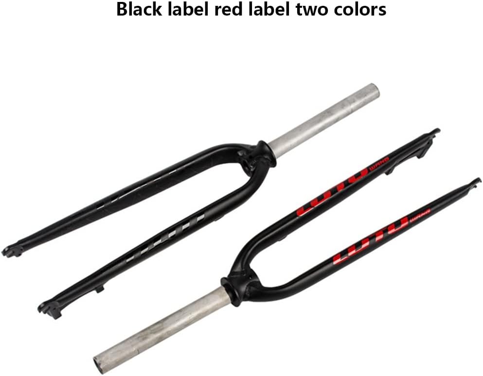 Mountain Bike Rigid Forks 26" 27.5" 29" Aluminum Alloy Fork 28.6mm in XC Alloy Forks Disc Brake Bicycle Lightweight Front Fork Threadless Straight Tube for MTB Road Bikes