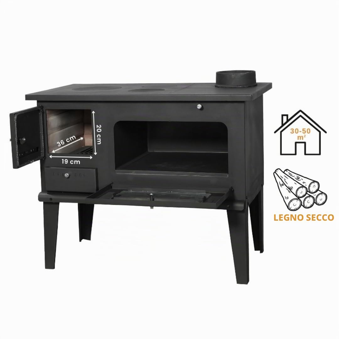 Stufa a Legna con Forno BALKAN ENERGY Modello 4014 7.9kW