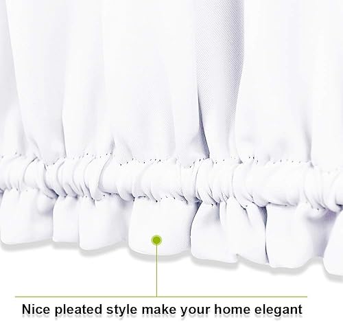 Miniatura 5 de PONY DANCE Cortinas de luz lateral para puerta delantera, cortinas de privacidad para ventana de puerta, cubierta aislante térmica para puerta de