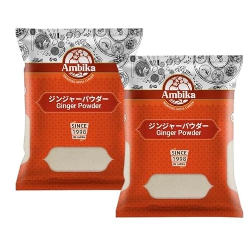 Ambika WW[pE_[ 500g×2܃Zbg Ginger Powder I 傤pE_[ ƖpWW[pE_[ XpCX n[u pI NHi (8902761111334)