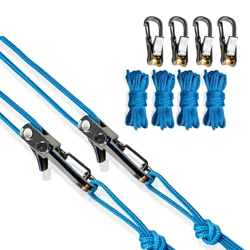Rope Roller Tensioner Paracord Adjusters 4-Pack