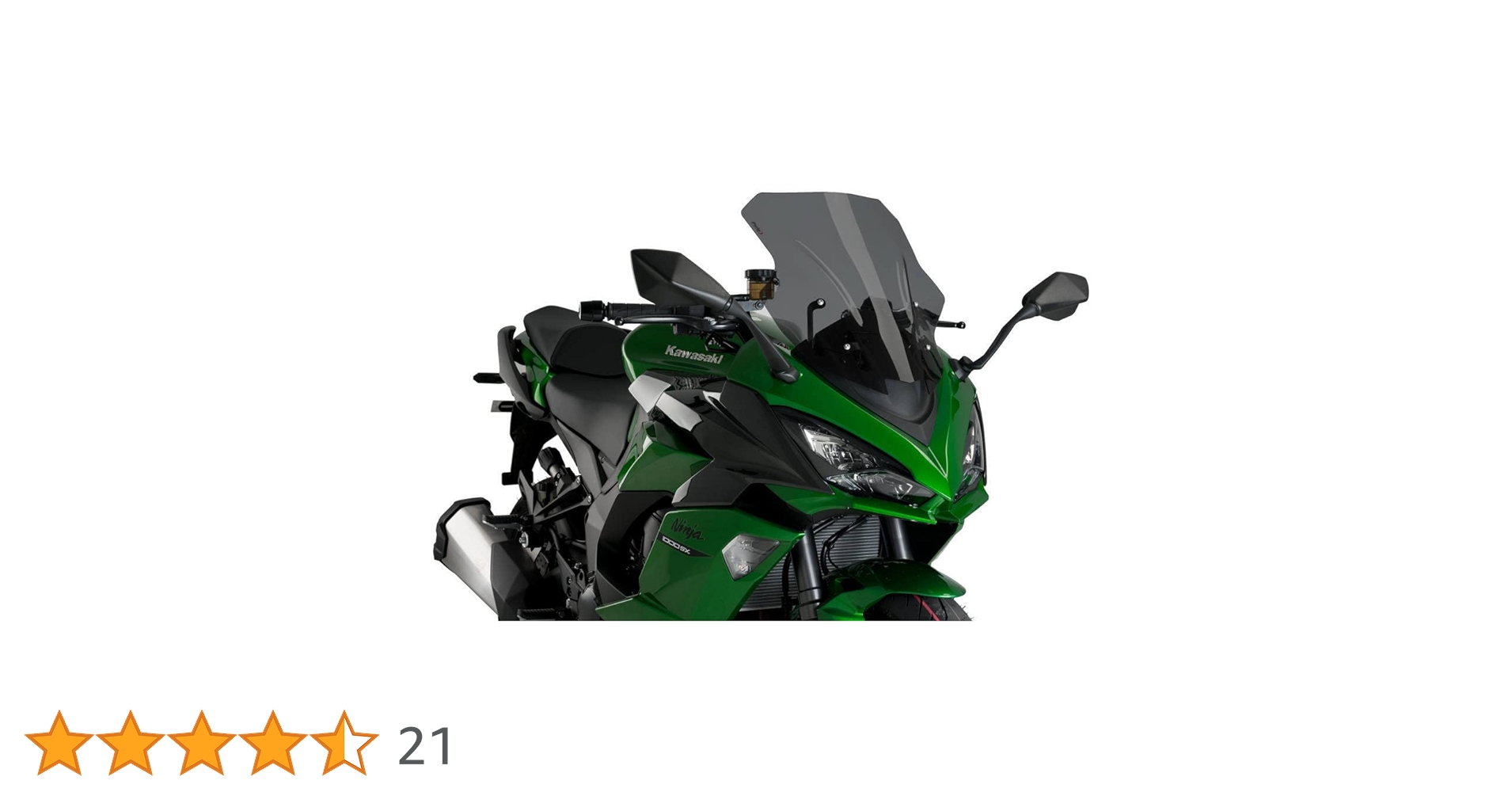 Amazon | Puig 20471F RACING SCREEN [DARK SMOKE] Ninja1000SX (20-21