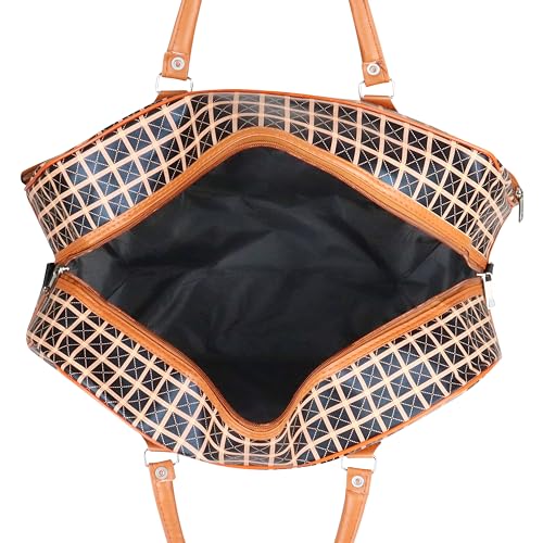 Image of Ayaha Large Travel Duffle Bag, Air Bag for Men and Women Cabin Luggage Bag Weekender Stylish Travel Bag with Detachable Shoulder Strap 47 litres 54.5x24.5x35cm