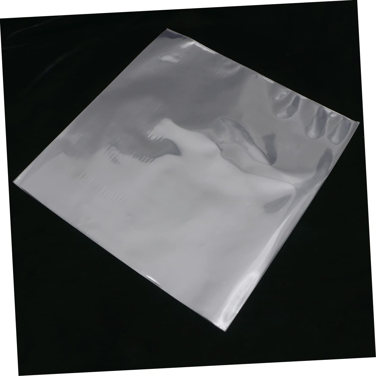 Confezione da 50 Sacchetti di Plastica per in Vinile da 12 Pollici Senza Sigillo con Patta per Facile Inserimento