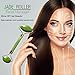 Jade Roller For Face | Facial Skin Massager, Roller With Double Natural Jade Stones | Jade Massager For Face and Neck, Anti Aging Premium Real Natural Jade Stone | Authentic Jade Stone By Noa Store