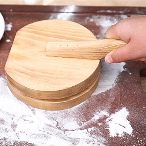 Wooden Tortilla Press Dumpling Dough Maker - Image 3