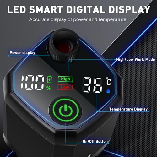 Image of 7800mAh Upgrade Portable Camping Shower with Digital Display & Temperature