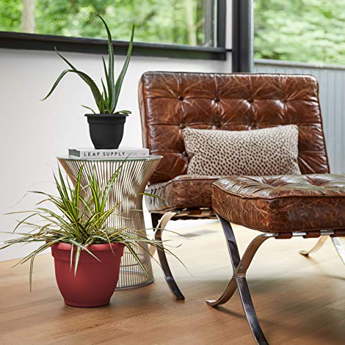 Bloem Ap1013 Ariana Self Watering Planter 10" Burnt Red #TOP1
