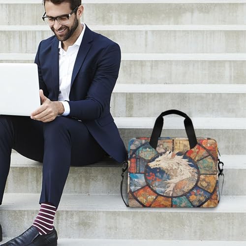 Funda de portátil de viaje 15.6 pulgadas con asa y correa miniatura 3