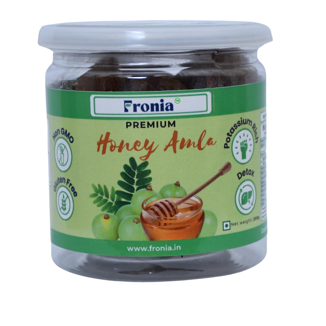 FRONIA Honey Amla Candy Purely Honey Processed Sugar-free Dry Amla Candy Best For Eyes, Hairs Low-Calorie Dry Fruit Snack And 100% Natural Honey (200GM) (B0DG8TCTTN) Amazon Price History, Amazon Price Tracker