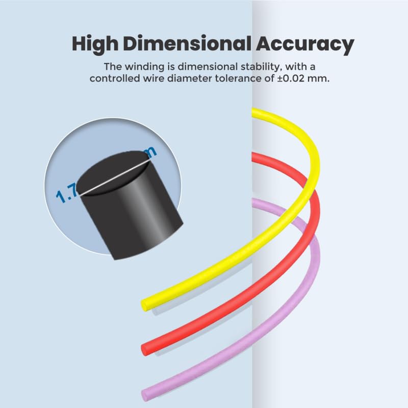 Image of 3Idea Technology Premium PLA Glass Yellow 3D Printer Filament 1.75mm Dimensional Accuracy + /- 0.03mm Net Weight- 1 KG