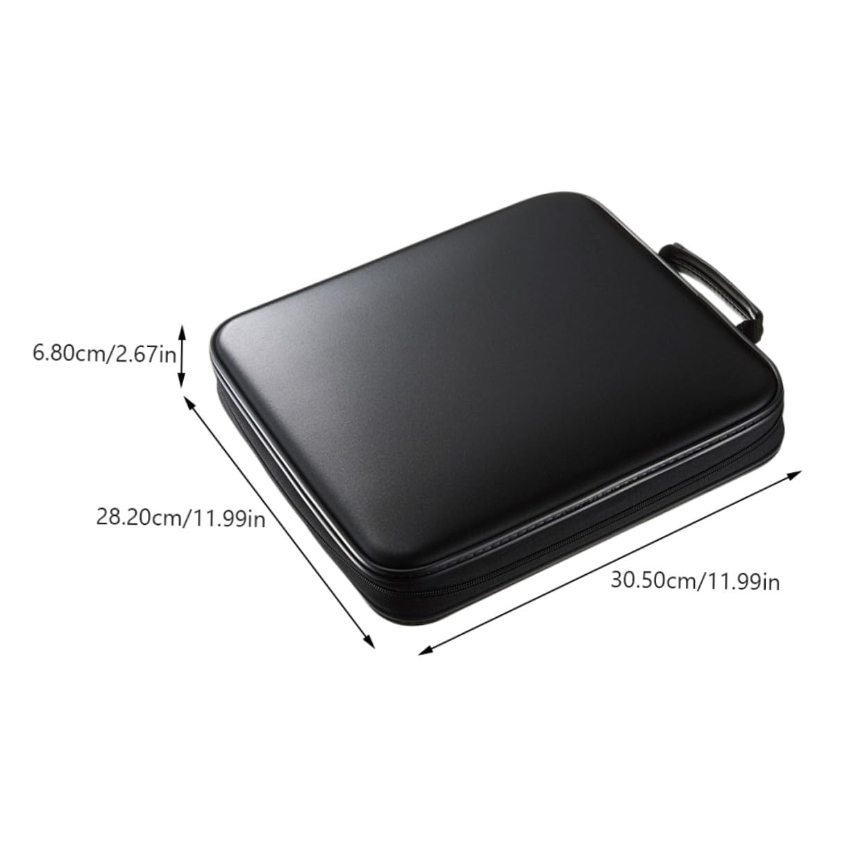 Sosoport Porta Cd Portatile in Rigido Custodia Per Dvd Rivestimento Interno in Non Organizzatore Per Cd e Dvd Maniglia Capacità Fino Dischi