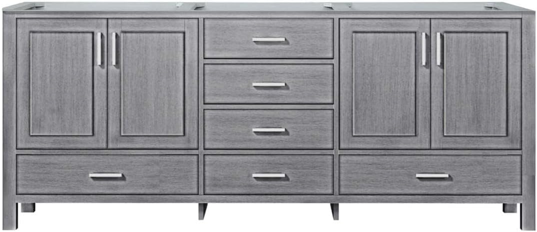 Jacques 80 in. W x 22 in. D Distressed Grey Double Bath Vanity