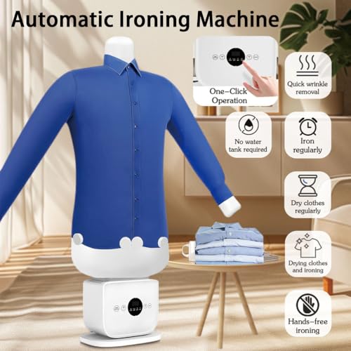 Image of Aironox Portable Automatic Ironing Machine, 8-Minute Quick Steam Iron, 360 No Blind Spots, Ideal for Shirts, Pants, Shoes, Skirts - Efficient Clothes Care Solution