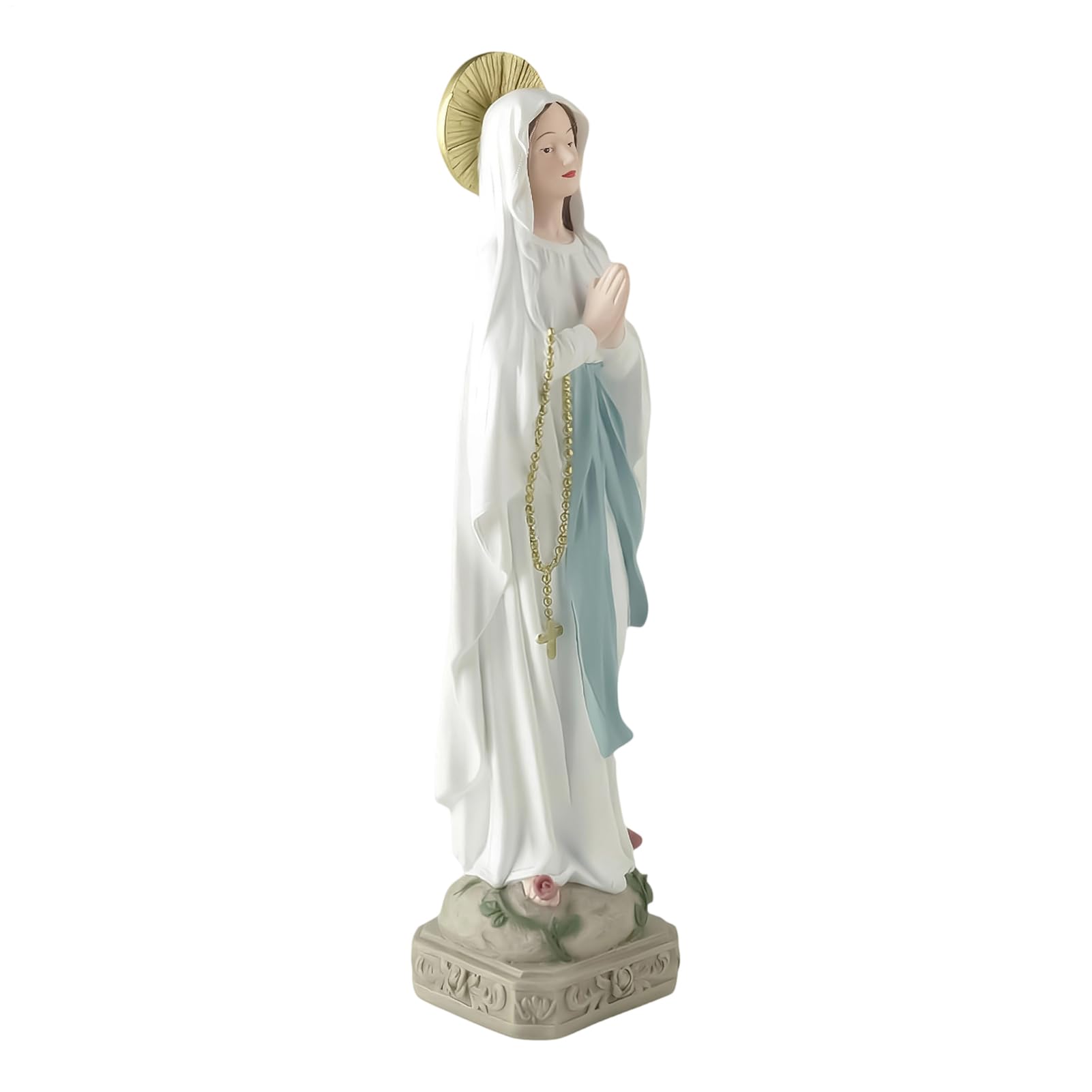 Katolicka statua Maryi, dekoracja figury religijne, katolickie figurki Maryi, na biurko, do domu, na wesele, do kościoła, na wystawę, imprezę szkolną, do salonu, sypialni, na biurko, książkę