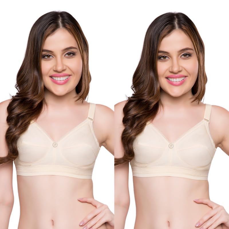 trylo Namrata Women's Pure Cotton Fabric Non-Padded Non-Wired Full Coverage Bra Combo Pack of-2-picture-29