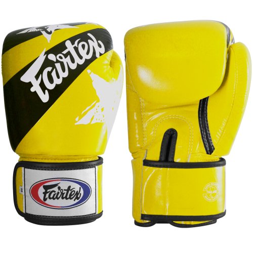 Image of Fairtex Muay Thai Style Sparring Gloves, Red, 18-Ounce