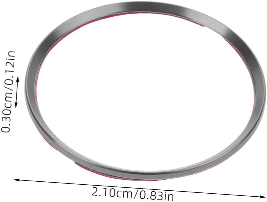 4pcs Enhance Appearance Ring Tire Replacement Trim for Specific Car Models Aluminum Alloy Wheel Hub Cover Decorative Ring