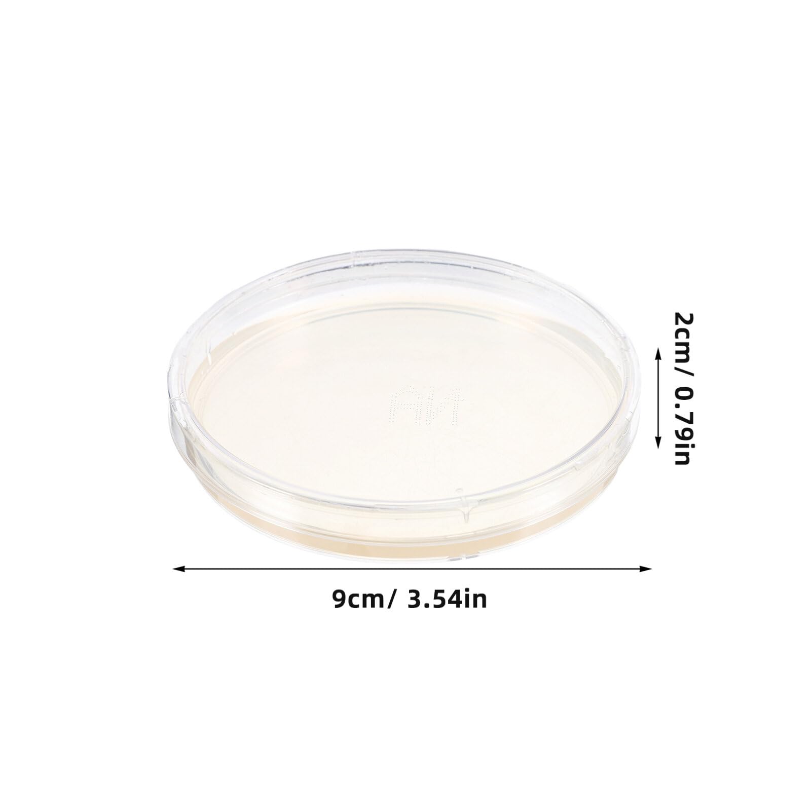 SOLUSTRE 10 Piastre di Agar Pre-versate per Laboratorio Nutriente Facili da Usare per Progetti Scientifici e Sperimentazioni Mediche