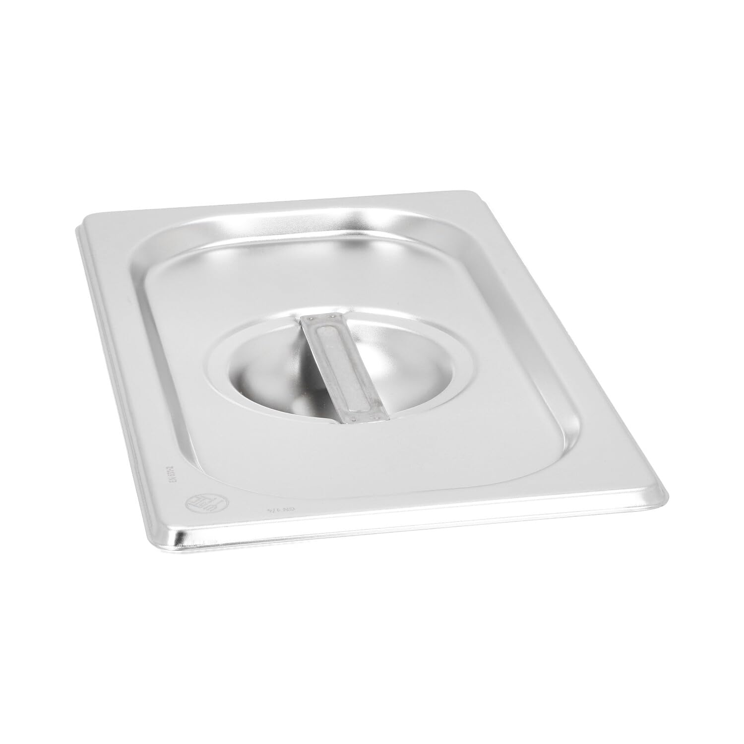 TECHNICA Deckel GN 1/4 Edelstahl Behälter Abdeckung Universal - Gastro Container stapelbar - Küche Profi Kantine Stapelbar Robust Hygiene Zubehör Warmhalte System