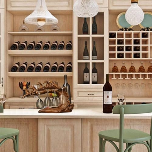 Soporte de vino de resina para encimera miniatura 7