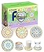 Finsink Mosaik bastelset kinder 4pcs mosaik untersetzer bastelset diy holz untersetzer Set Mosaiksteine zum basteln set Geburtstagsgeschenke f&uuml;r Kinder erwachsene