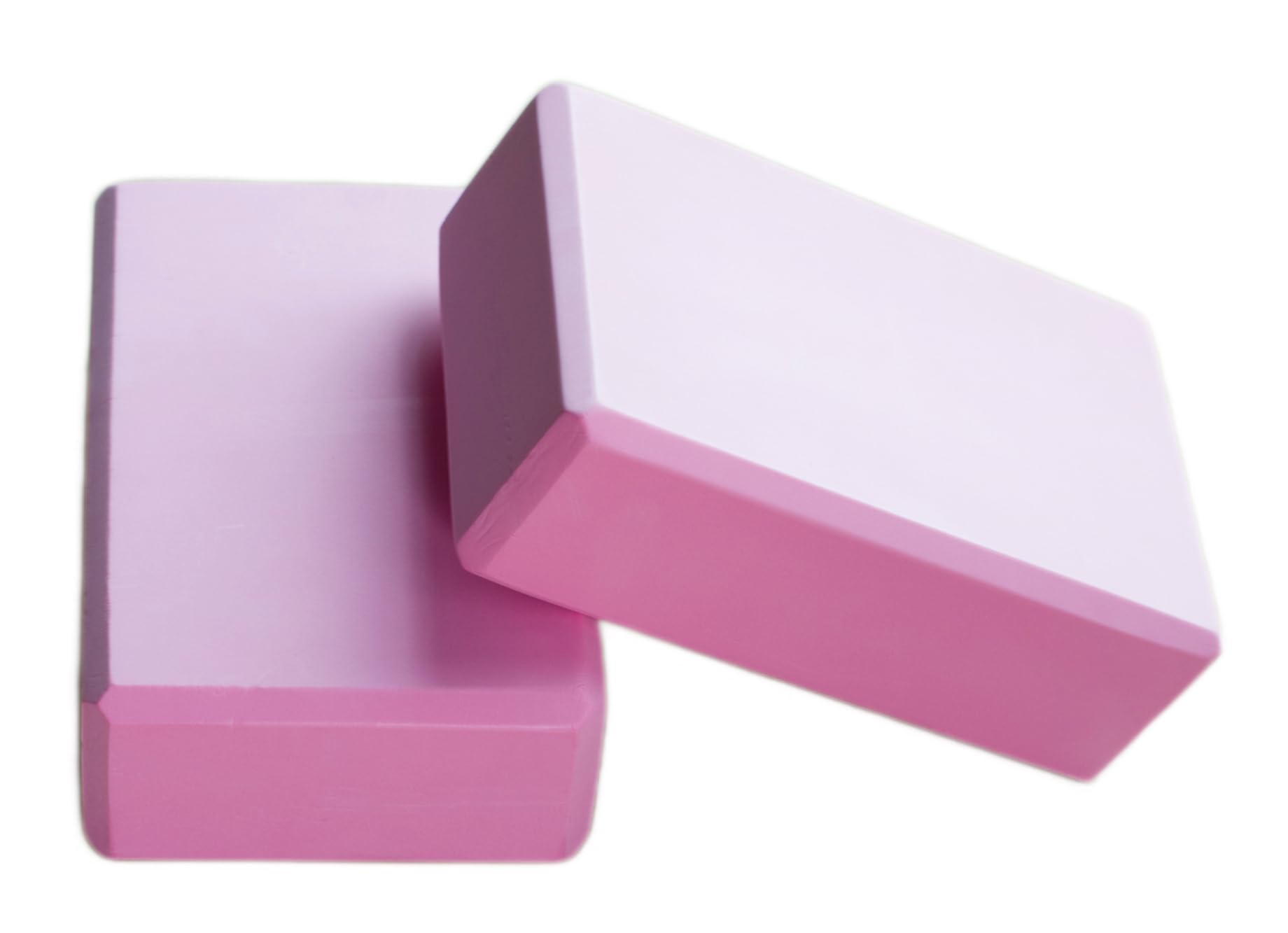 Blocchi da yoga in schiuma EVA ad alta densità, 2 confezioni da 22,9 x 15,2 x 7,6 cm ciascuno, supporto, leggero, con bordi smussati per yoga, pilates e meditazione