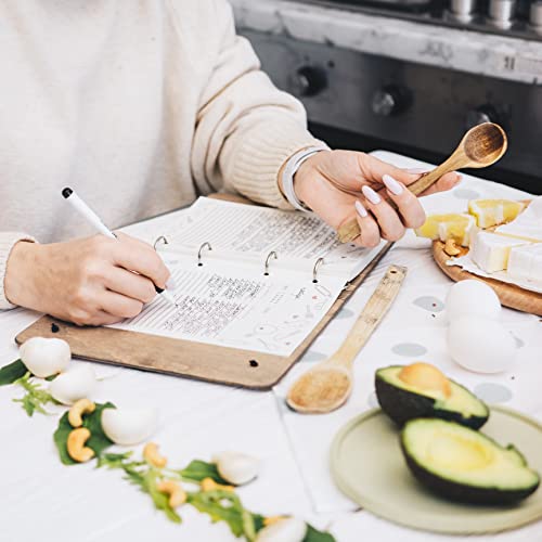 Enjoy The Wood Wooden Blank Recipe Book Binder - Personalized Recipe Notebook - Family Cookbook Journal Custom Sketchbook To Write In Organizer By Enjoy The Wood (Cakes, Large (A4)) #TOP5