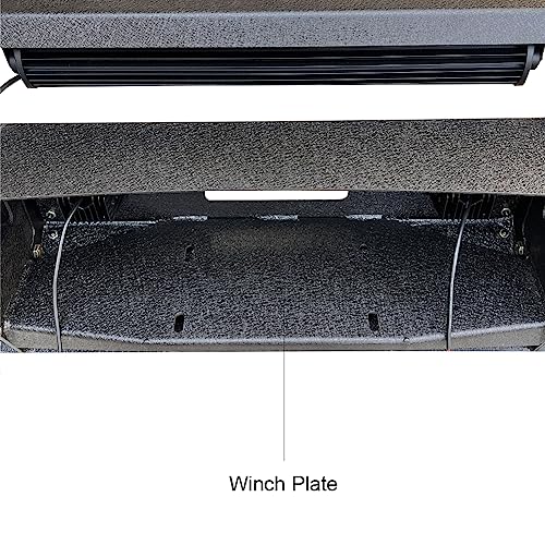 Vijay Front And Rear Bumper Compatible With 2005-2006-2007 Ford F250 F350 Super Duty With Winch Plate And Led Lights #TOP5