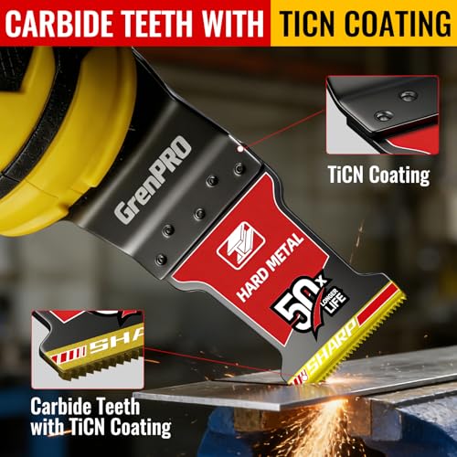 GRENPRO TiCN Carbide Oscillating Blades