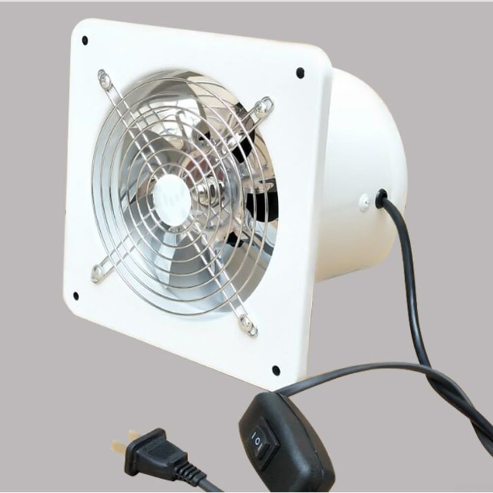 Ventola Estrazione 6 Pollici Bidirezionale Cucina Muro(White)