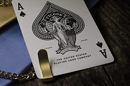 Tycoon Playing Cards by Theory11 Steve Cohen "The Millionaires' Magician" Waldorf Astoria Hotel (Ming Blue Back)