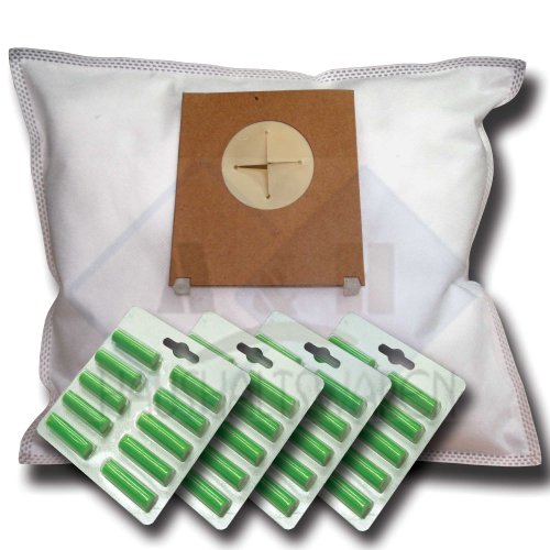 40 bolsas de aspiradora + 40 Aroma varillas Adecuado para Siemens BS 55, VS: 04 G2300, VS 04 G...  Rapid, vs08g2020/04 y vs08g2020/09 Dynapower