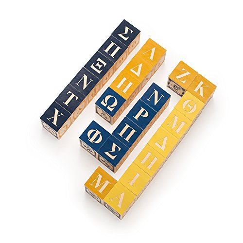Image of Uncle Goose Greek Blocks - Made in The USA
