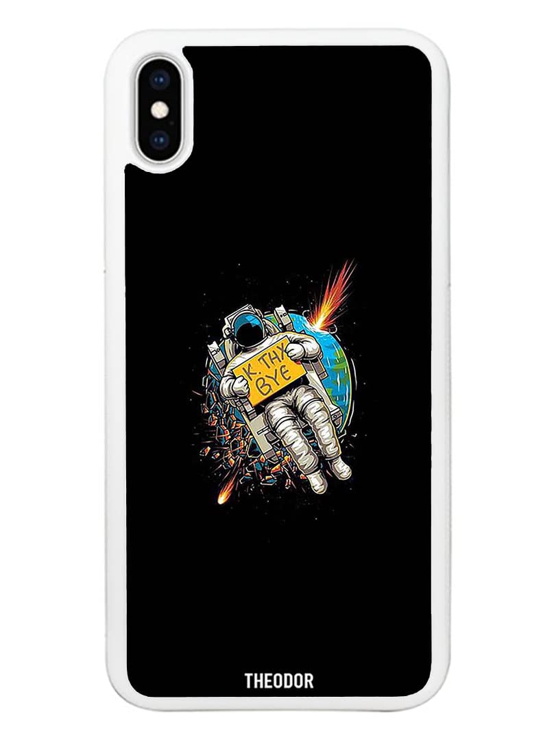 Protective Case Cover For APPLE IPHONE X/XS Bye (White Bumber)