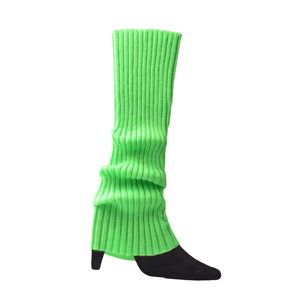 ACiyD Scaldamuscoli da Donna Copri Piedi in Maglia di Lana Multicolore Accessori per Feste di Halloween Calzino Lungo Elastico alla Moda da Donna (Color : B, Size : One Size) (C One Size)