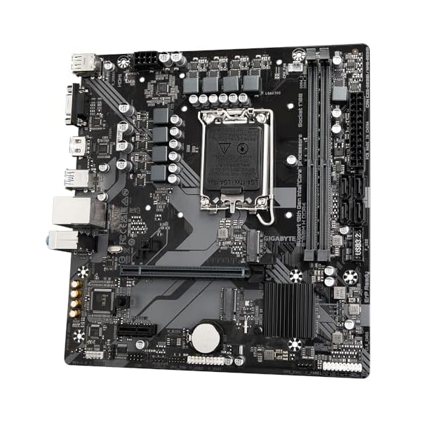 GIGABYTE B760M H DDR4 Placa Base - Soporta CPUs Intel Core de 14ª generación, VRM Digital de 6+1+1 Fases, hasta 3200MHz DDR4 (OC), 2xPCIe 4.0 M.2, GbE LAN, USB 3.2 Gen1 - Image 5